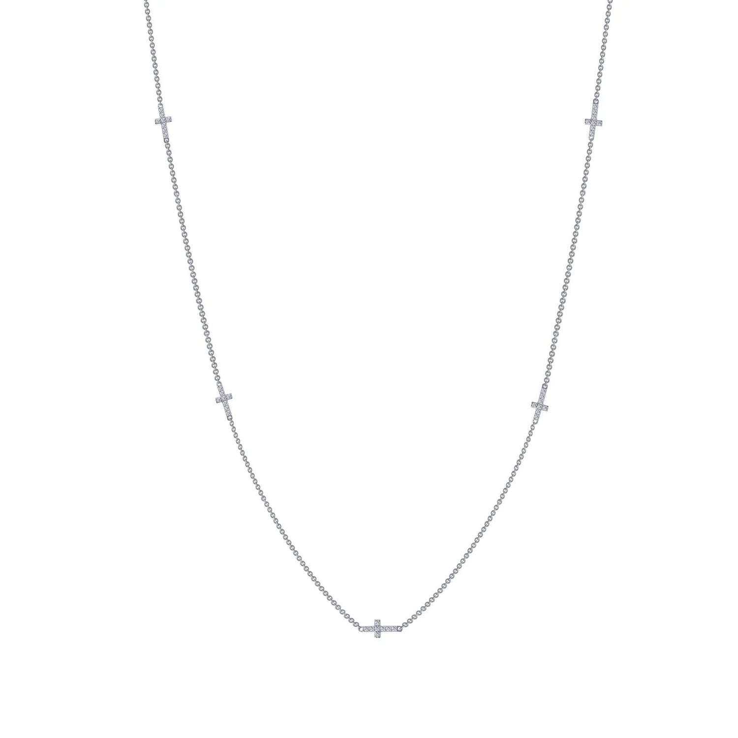 Cross Station Necklace
