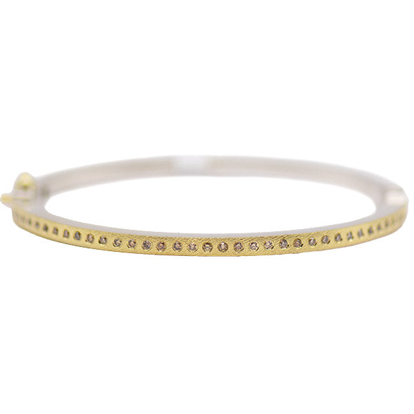 "Adam" Gold Champgane Diamond Bracelet