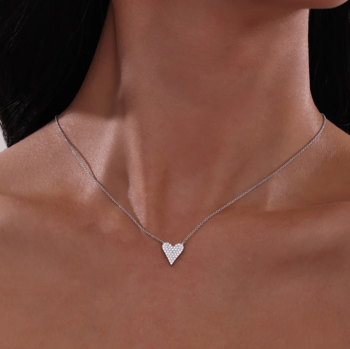 Pavé Heart Necklace