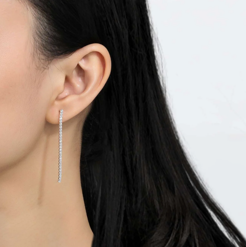 Linear Drop Earrings