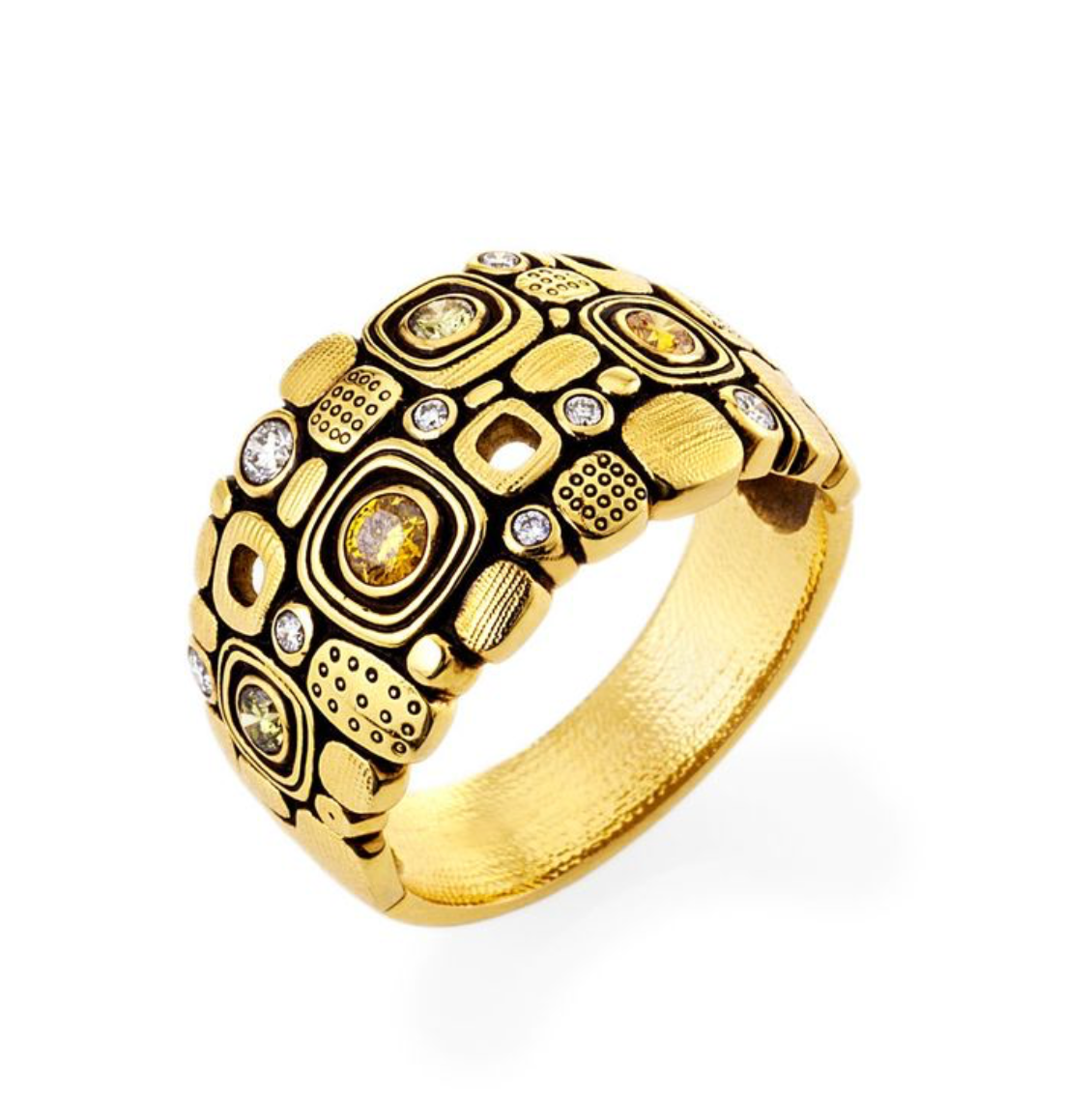 "Little Windows" Diamond Ring