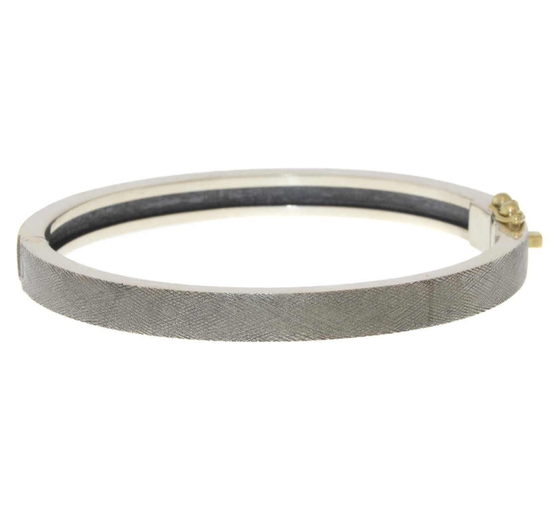 "Adam" Champagne & White Diamond Bracelet