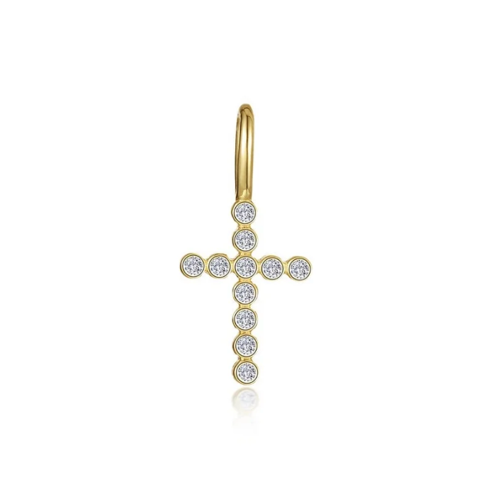 Sparkling Cross Pendant/Charm