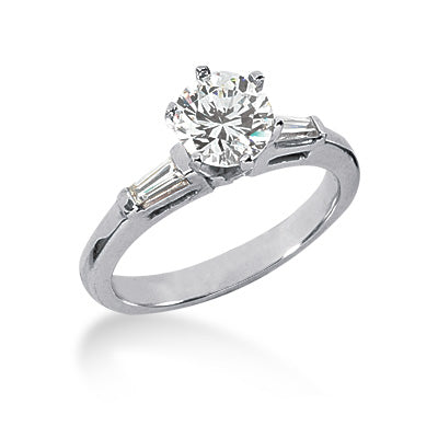 Tapered Baguette Engagement Ring