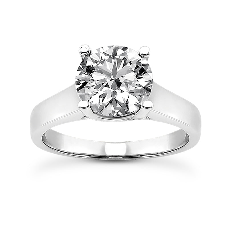 Cathedral Solitaire Engagement Ring