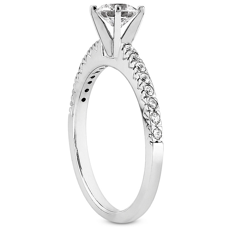 Diamond Band Engagement Ring