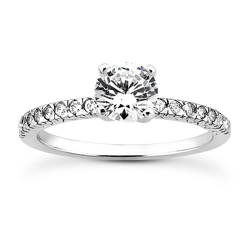 Diamond Band Engagement Ring