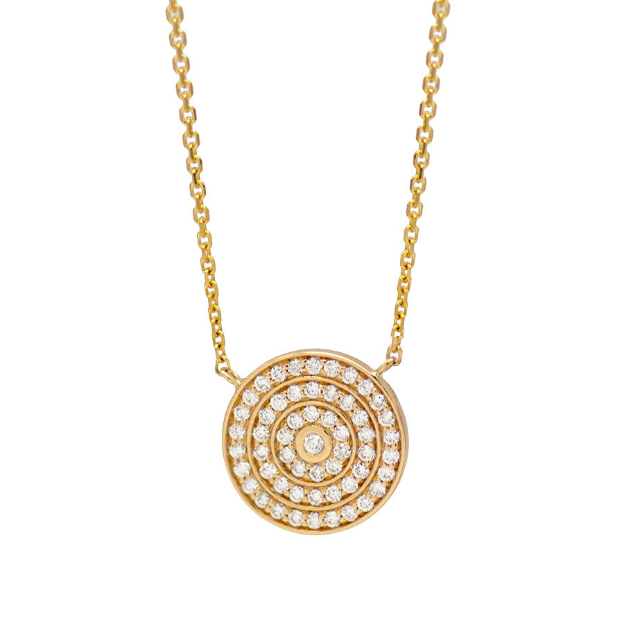 12MM Diamond Necklaces - Yellow or White Gold