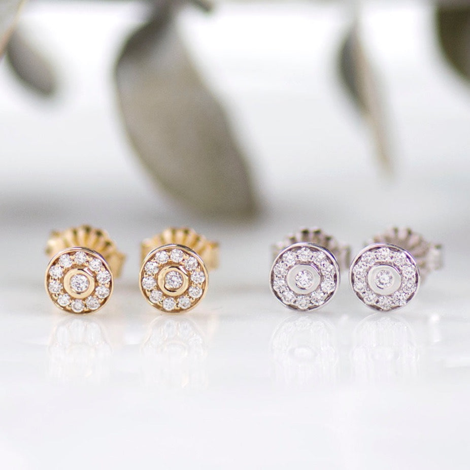 6mm diamond studs Clearance