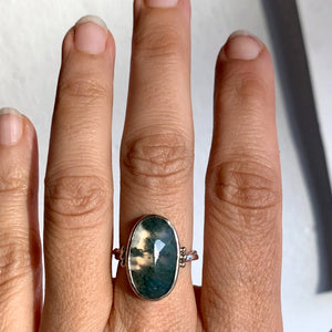 Moss Agate Ring