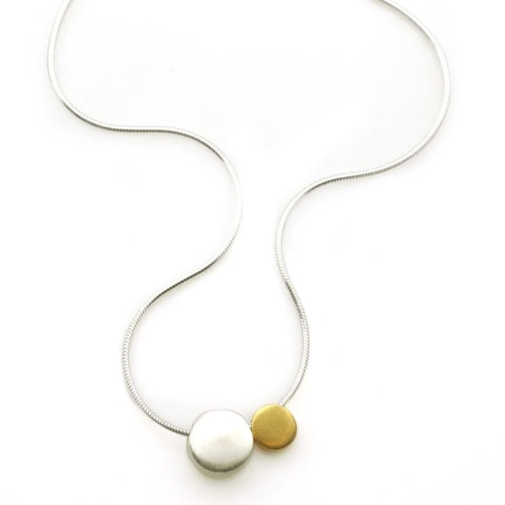"Two Pebble" Necklace