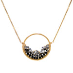 Sparkling Open Circle Pendant