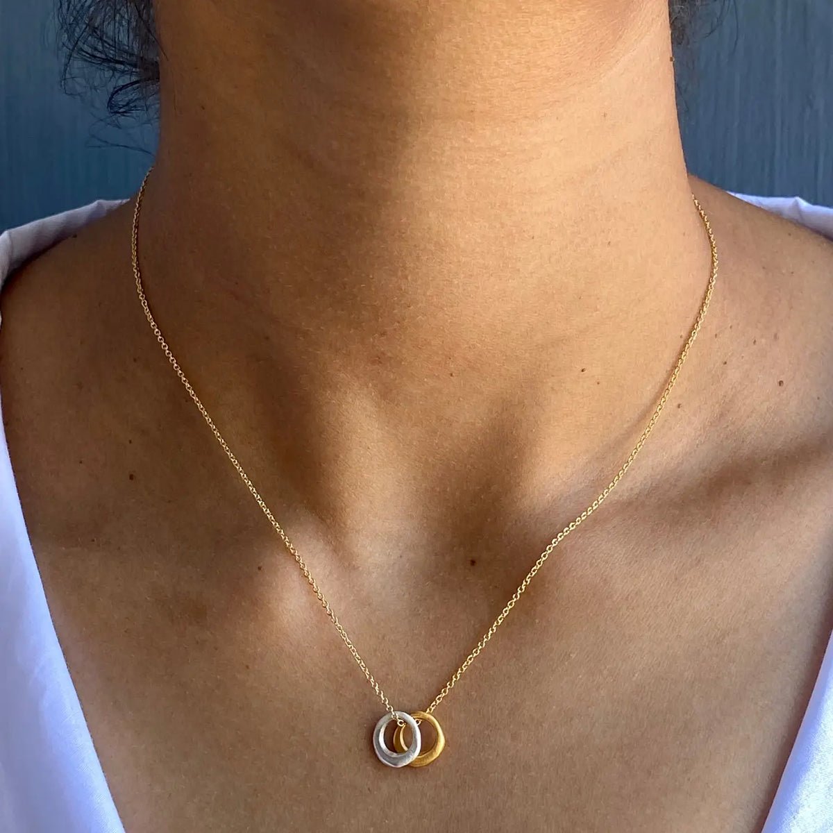 Two Little Circles Necklace