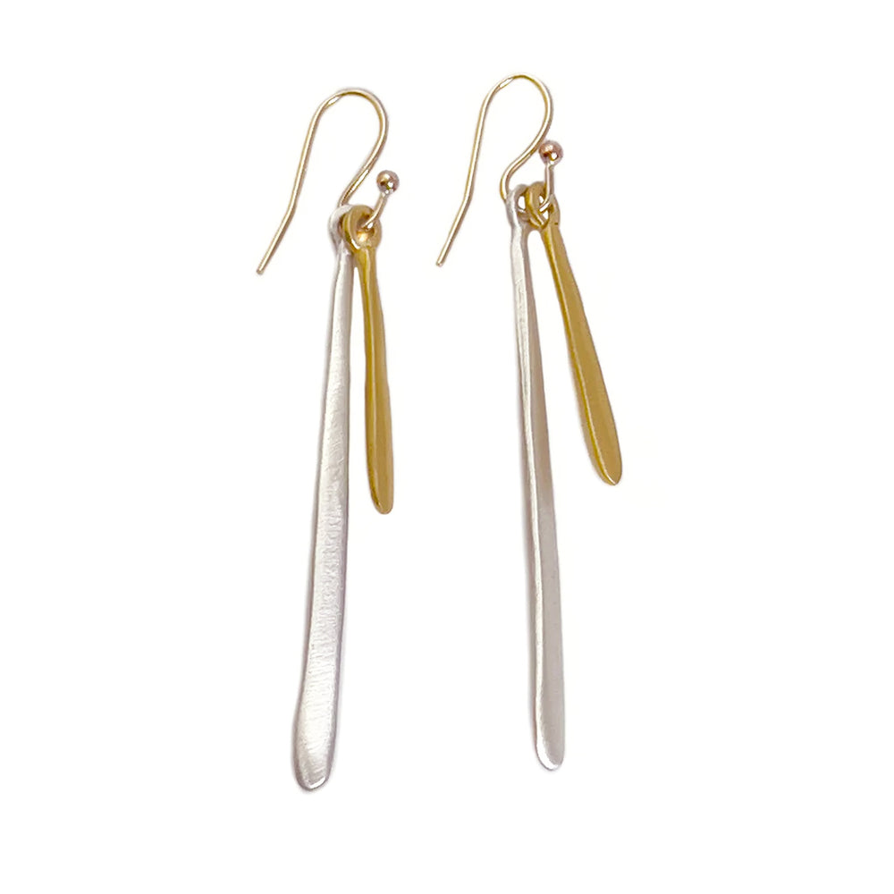 
                
                    Load image into Gallery viewer, &amp;quot;Two Needles&amp;quot; Earrings
                
            