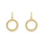 "Double Open Circle" Earrings