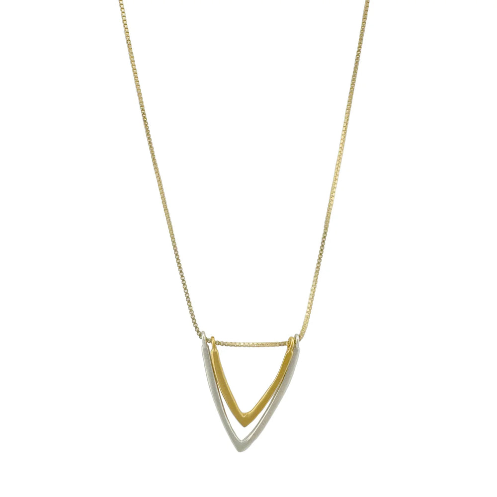 "Double V" Necklace