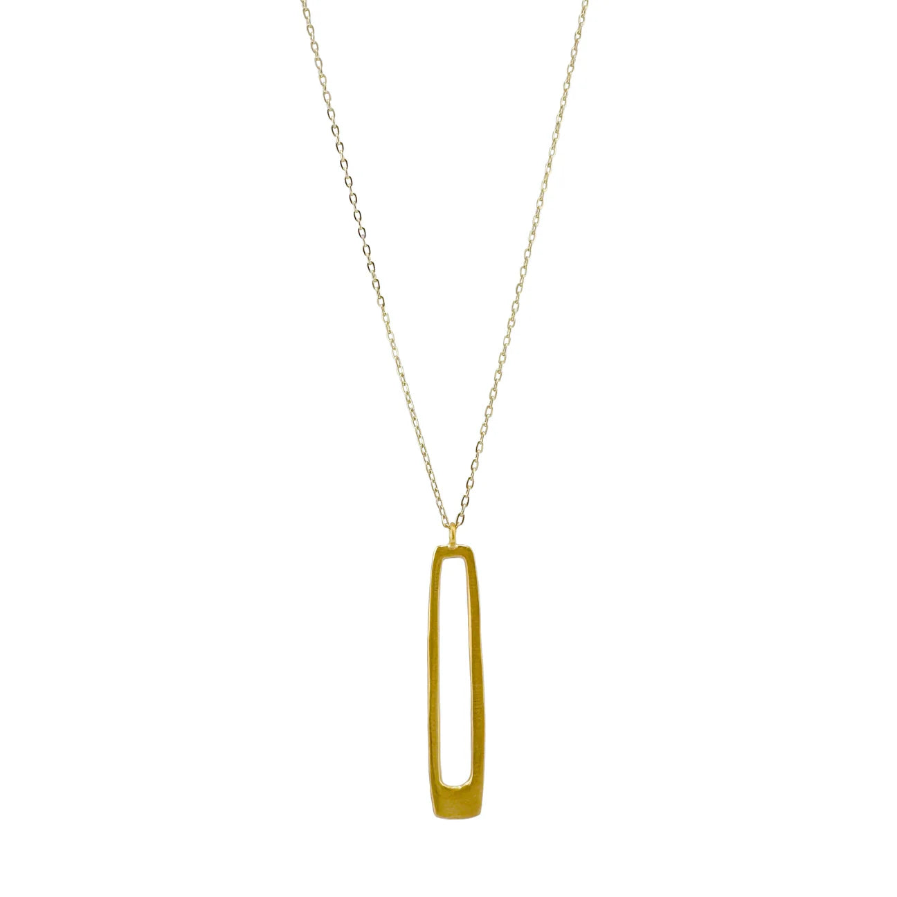 Long Rectangle Necklace