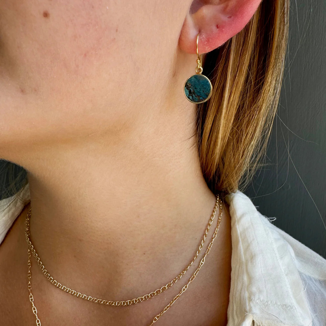 Chrysocolla Earrings