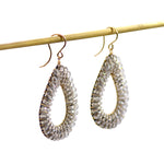 Open Crystal Drop Earrings