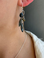 Labradorite, Kyanite & Topaz Earrings
