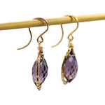 Amethyst Drop Earrings