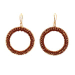 Garnet & Jasper Drop Earrings