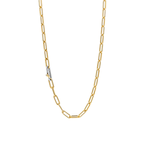 Golden Paperclip Necklace