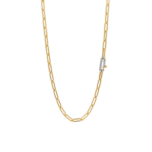 Golden Paperclip Necklace