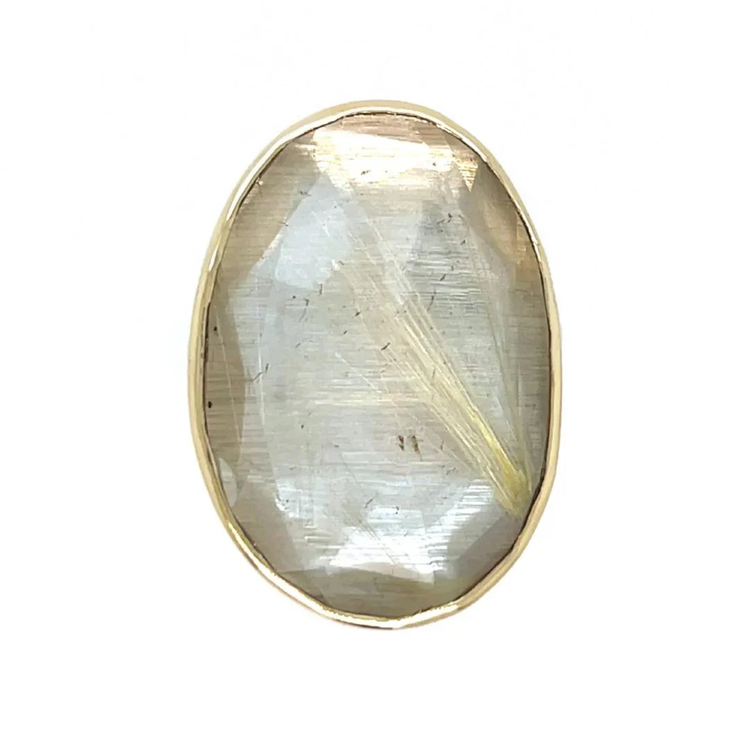 Rutilated Quartz Ring