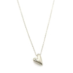 Tiny Heart W. Diamond Necklace