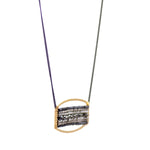 Sparking Open Rectangle Necklace