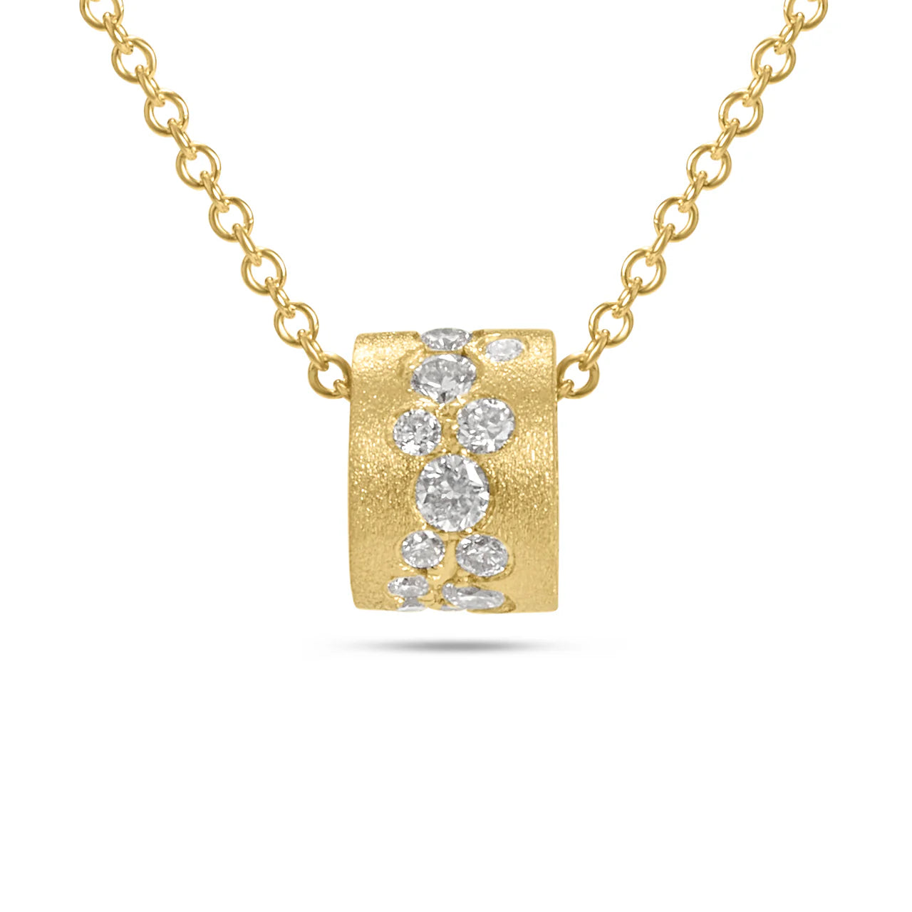 Diamond Petite Confetti Slider Necklace
