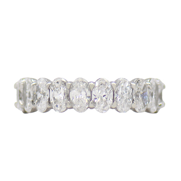 Oval Cut Diamond Band