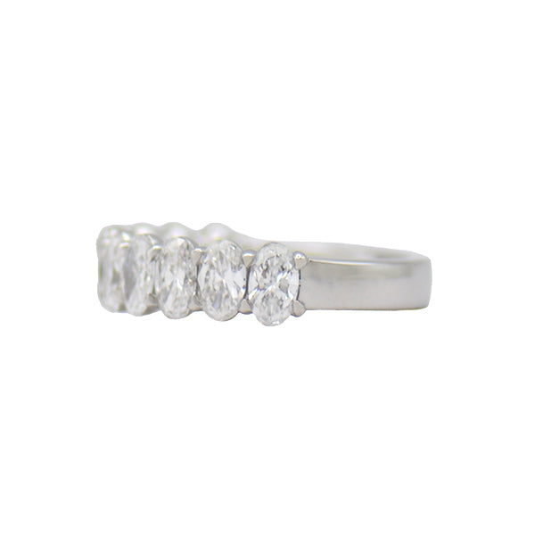 Oval Cut Diamond Band