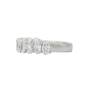 Oval Cut Diamond Band