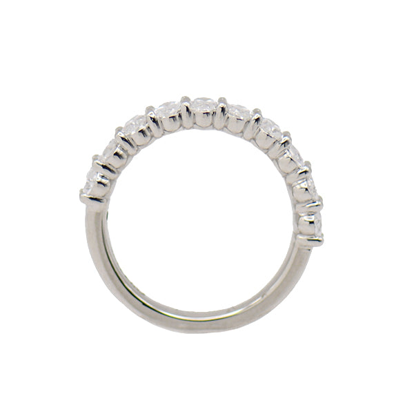 Oval Cut Diamond Band