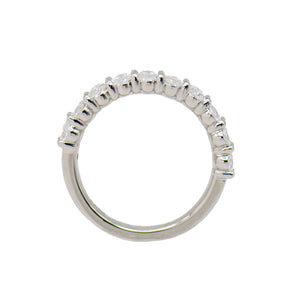 Oval Cut Diamond Band