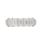 Emerald Cut Diamond Band
