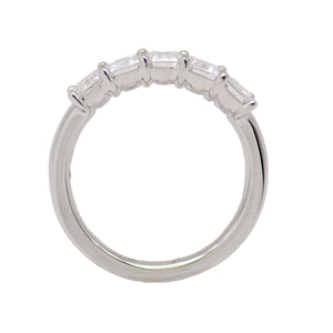 Emerald Cut Diamond Band