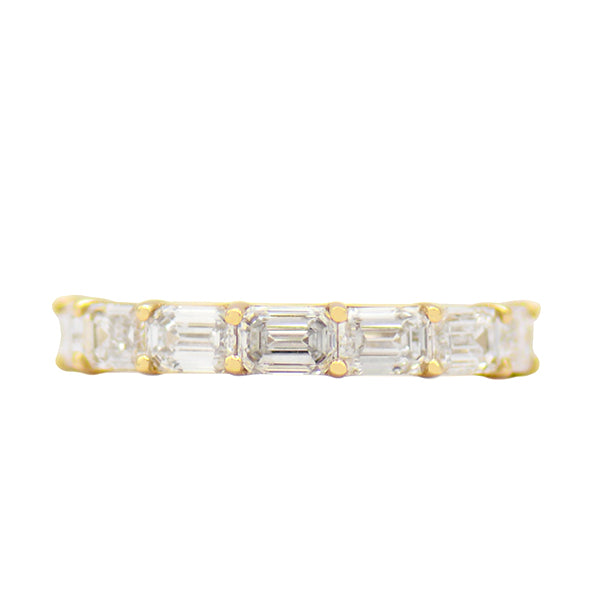 Emerald Cut Diamond Band