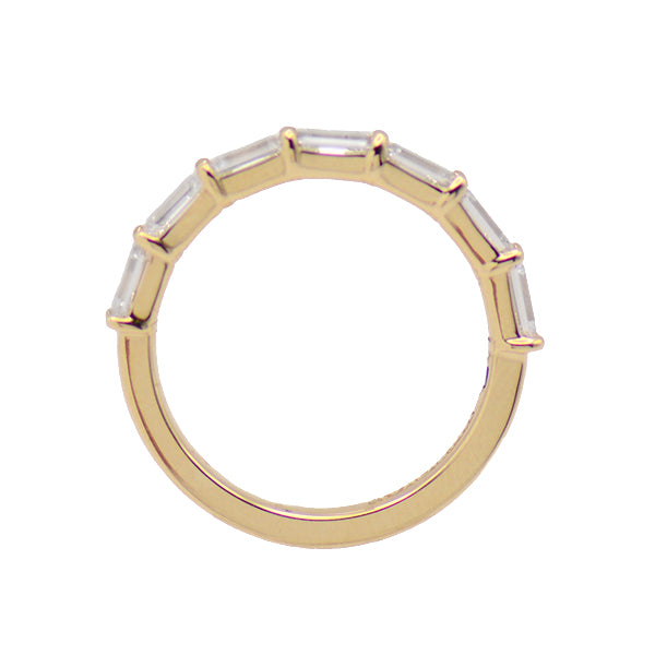 Emerald Cut Diamond Band