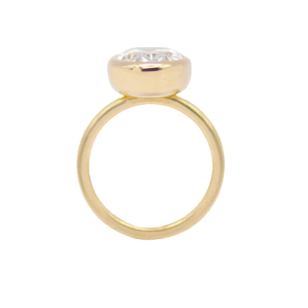 Solitaire Oval Ring