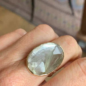 Rutilated Quartz Ring
