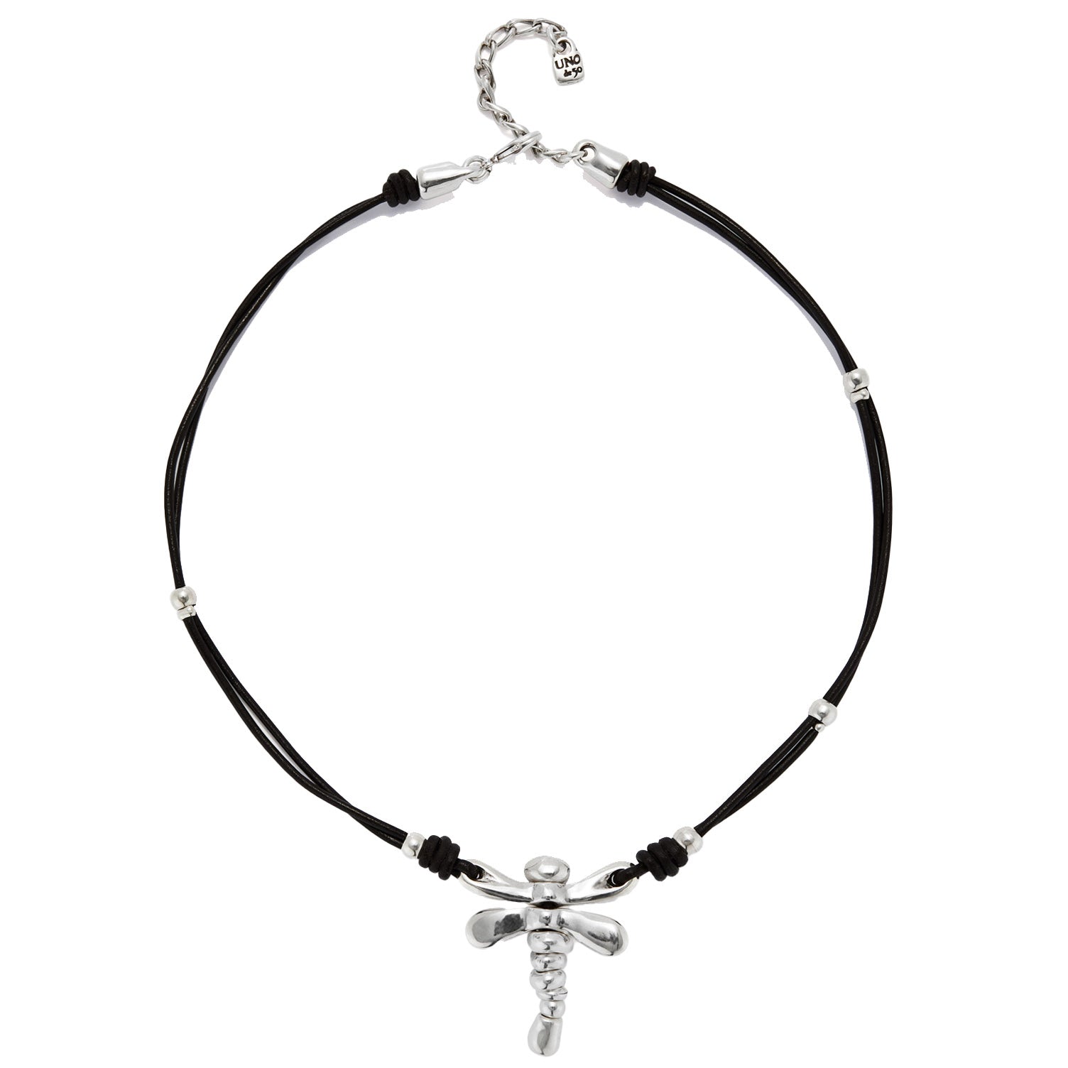 UNO de 50 Ser Rebel Dragonfly トンボネックレス NEW Uno de 50 SER REBEL DRAGONFLY Blue Crystal Necklace