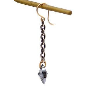 Swarovski Silver Chain Drop Earrings