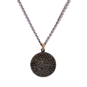 Black Diamond Multi-Chain Necklace