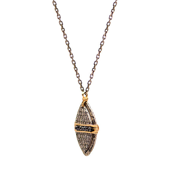 Pavé Diamond Pendant Necklace