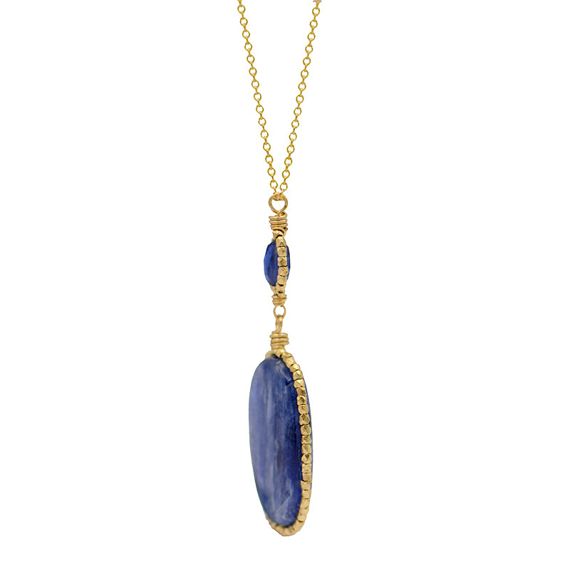 Long Kyanite Necklace