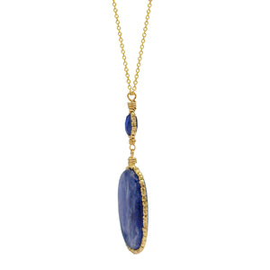 Long Kyanite Necklace
