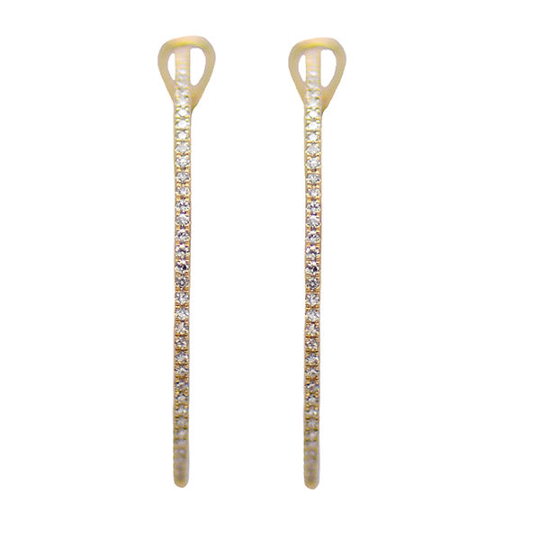 Inside-Out Diamond Hoop Earrings